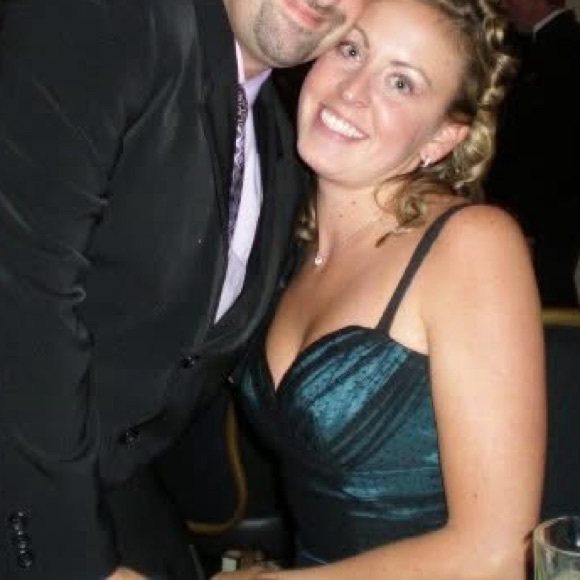 Elegant Black and Teal Dress - Picture 11 of 13